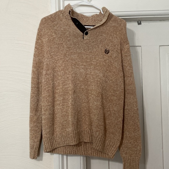 Chaps Medium men’s 100% cotton long sleeve quarter button up - Picture 15 of 16